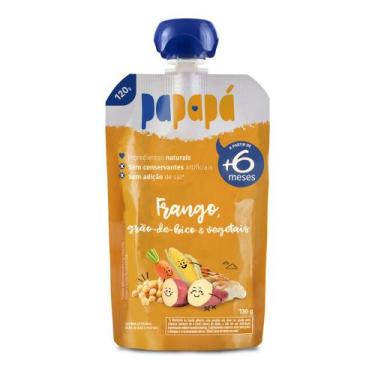Imagem de Papinha Papapá Sabor Frango Grão de Bico e Vegetais 6+ Meses 120g