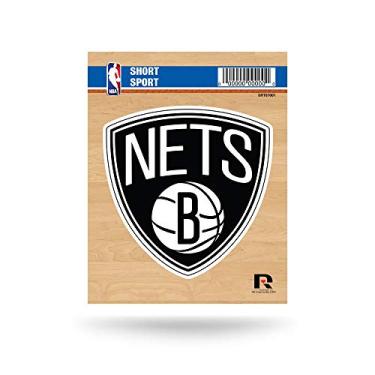 Imagem de Adesivo esportivo curto com logotipo do time do Brooklyn Nets da NBA