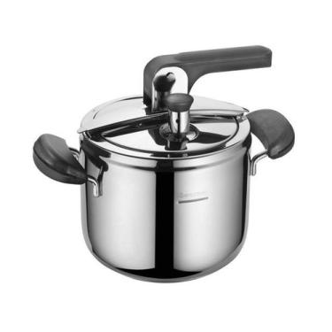 Imagem de Panela de Pressão Inox 5 Litros - c/ Fechamento Externo - Barazzoni, 5