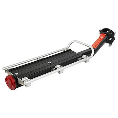 Imagem de Racks Traseiros de Bicicleta Em Liga de Alumínio Com Luz Traseira para Bicicletas de Estrada e Montanha