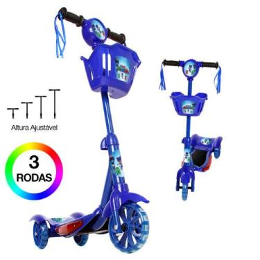 Imagem de Brinquedo Patinete Infantil PJ Mask 3 Rodas Com Luz E Som. - Zein