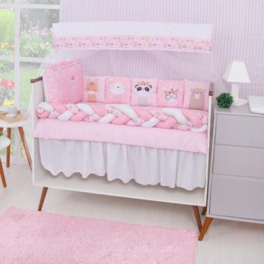 Imagem de Kit Para Berço Americano Conjunto de Enxoval Para Berço Padrão America