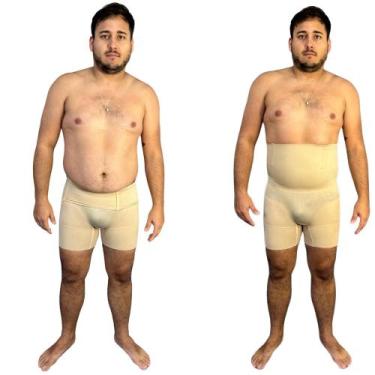 Imagem de Cueca Modeladora Cinta MASCULINA PLUS Compressão leve Shaper, Melhora 