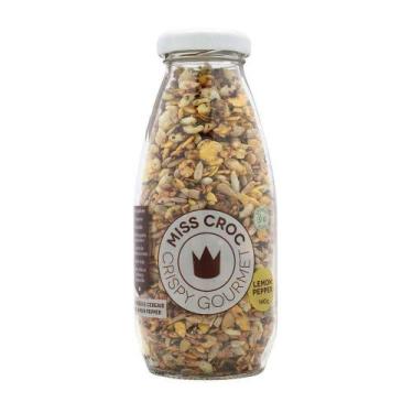 Imagem de Granola Crispy Lemon Pepper Sem Glúten Garrafa 140G - Miss Croc