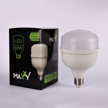 Imagem de Lâmpada LED Bulbo 50W Fria - Branco Frio - Maxxy