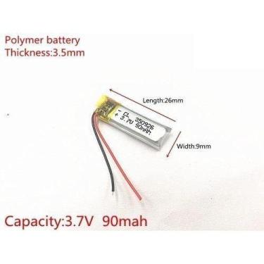 Imagem de Bateria 60 Mah 3,7 V Com 2 Fios - bgb