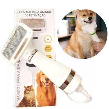 Imagem de Secador com Pente e Controle de Temperatura para Pets - Profissional