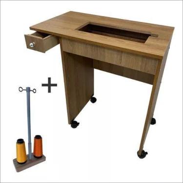 Imagem de Mesa Tampo Bancada Máquina De Costura Singer Facilita 4423 - Star Cost