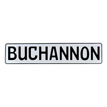 Imagem de Vintage Parts 592136 Wall Art (Buchannon White Stamped Aluminium Street Sign Mancave)