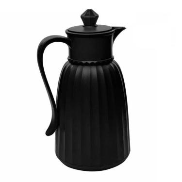 Imagem de Garrafa Térmica De Plástico Queen Preta 1L 220192 Lyor