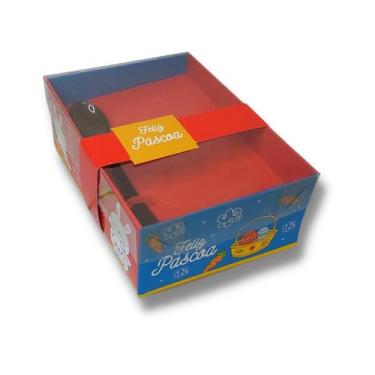 Imagem de Caixa para Meio Ovo 250g Turminha Feliz Cromus c/6 un