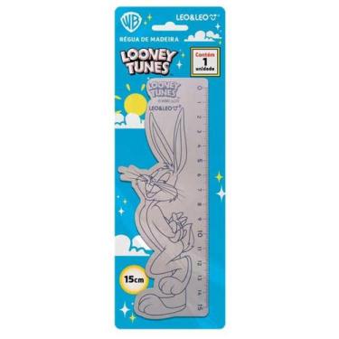 Imagem de Regua de madeira decorada looney tunes oppbag - leo & leo - LEO E LEO