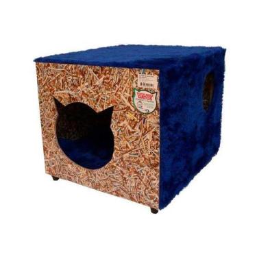 Imagem de Toca Recriar Pet Ecológica para Gatos Azul