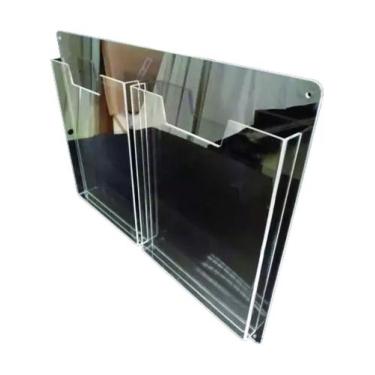 Imagem de Display A4 Duplo Para Parede Em Acrilico - Rick Acrilicos