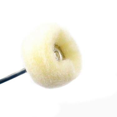 Imagem de Escova polidora esponja - bege p/ unhas e alongamentos - BRILHO METALÚ