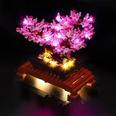 Imagem de YEABRICKS LED Light Kit for Lego - Creator Expert Bonsai Tree(Pink) Building Blocks Model, LED Light Set Compatible with 10281(Lego Set NOT Included)