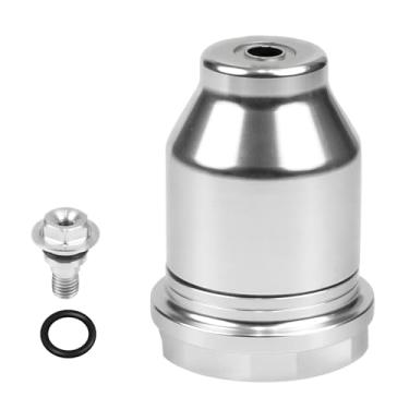 Imagem de Kit de reservatório de cilindro mestre de embreagem de alumínio com parafuso e anéis de vedação - Compatível com modelos Honda Civic EG EK e Integra & CRX e Acura