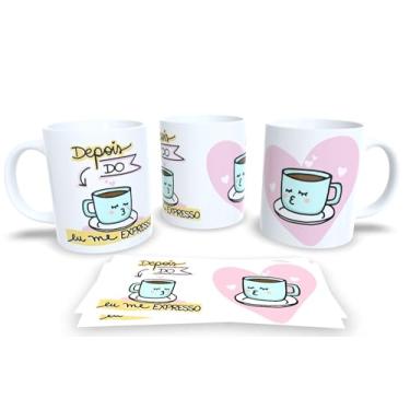 Imagem de Caneca Branca de Porcelana Personalizada Coleção Sonho e Flor (Mod.11)