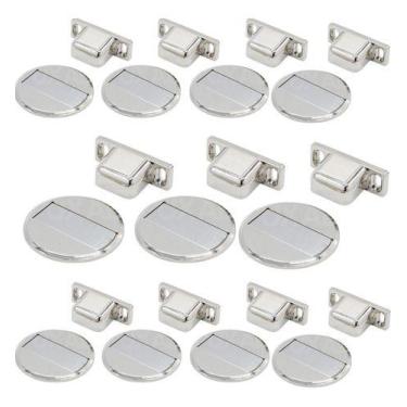 Imagem de Kit 11 Fixador Magnetico Trava Porta com Ima Prededor Magnético Segura