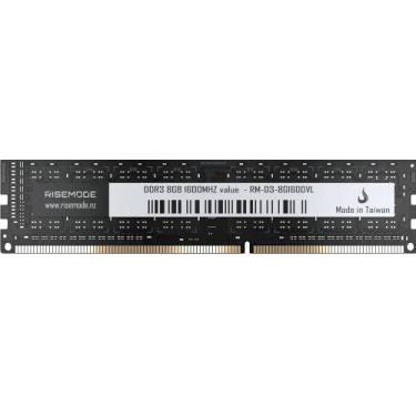Imagem de Memória RAM Gamer Rise Mode Value, 8GB, 1600MHz, DDR3L, CL11, Preto - 
