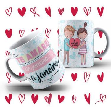 Imagem de Caneca Xicara Dia Dos Namorados Te Amarei Personalizada Com FOTO Namor