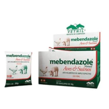 Imagem de Mebendazole - Aves e Suínos - 30g - Vetnil