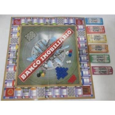 Imagem de Banco Imobiliário Jogo Tabuleiro Tradicional uma diversao para toda fa