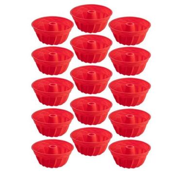 Imagem de Jogo 15 Assadeira Redonda Espiral Silicone Sortida Silicone - QUALITY 