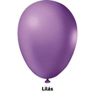 Imagem de Balão Bexiga 6,5 Polegadas Várias cores 10 Pacotes com 50un. - Tamaroz