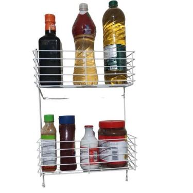 Imagem de Porta Condimentos Temperos Multiuso Aramado para Móveis 2 cestos - DES