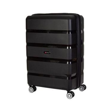 Imagem de Mala De Viagem Grande 32kg 4 Rodas Travelux Zurich II G, Preto