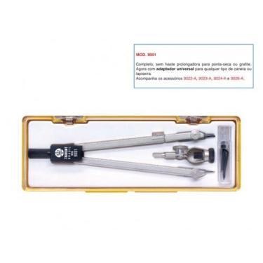 Imagem de Compasso Técnico Mod. 9001 C/adaptador s/prolong - Trident
