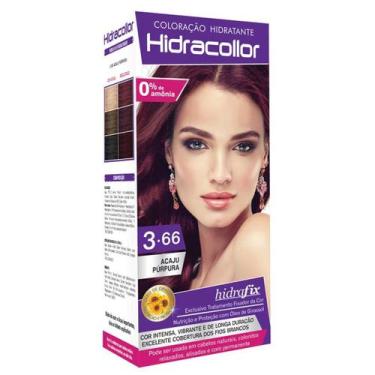Imagem de Tinta de Cabelo Hidracollor 3.66 Acaju Purpura 100ml