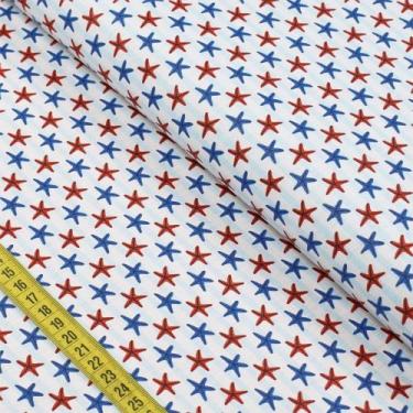 Imagem de Tecido Estampado para Patchwork - Ursinhos Marinheiros : Estrelas do M
