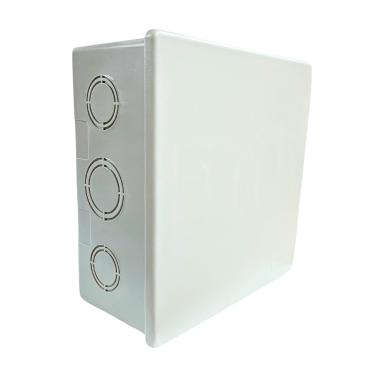 Imagem de Caixa PVC Passagem Sobrepor Bege 150x150x68mm Ref. 913232 - Cemar