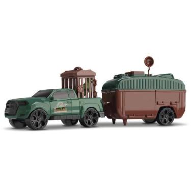 Imagem de Carrinho Dino Raptors Trailer com 2 Dinos - Orange TOYS