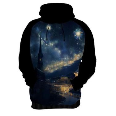 Imagem de Moletom Casaco Van Gogh Releitura Noite Estrelada Pintura  - Enjoy Sho