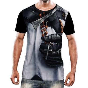 Imagem de Camisa Camiseta Cavaleiros Templários Cruzadas Armaduras 2 - Enjoy Sho