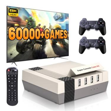 Imagem de Kinhank Super Console Cube X3 Retro Game Console Com Mais De 60.000 Jogos, Sistemas Emuelec 4.5/Android 9.0/Coree 3 Em 1,2.4G+5G,Bt 4.0, Compatível Com Mais De 65 Emuladores