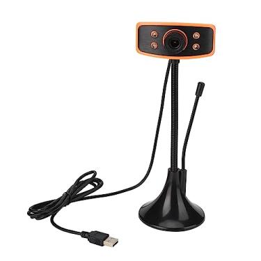 Imagem de Câmera de computador, 1080P HD Desktop Webcam USB Câmera externa com microfone USB Webcam para laptops Computadores de mesa