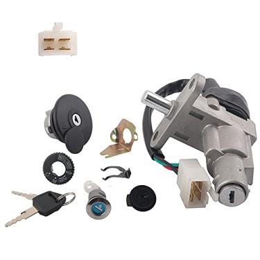 Imagem de Conjunto de chaves de ignição serve para GY6 50cc 125cc 150cc 139QMB Scooter Moped Taotao Jonway Sunl