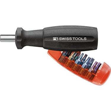 Imagem de PB Swiss Tools Insider 2 – Suporte universal de broca de 6 mm com 10 brocas de precisão na alça