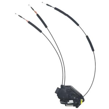Imagem de Trava de porta do atuador de fechadura elétrica com cabos, serve para Nissan Sentra 2013-2019 dianteiro esquerdo (porta do motorista), compatível com OEM 80501-3SG0A, 80501-9AN0A, DL336