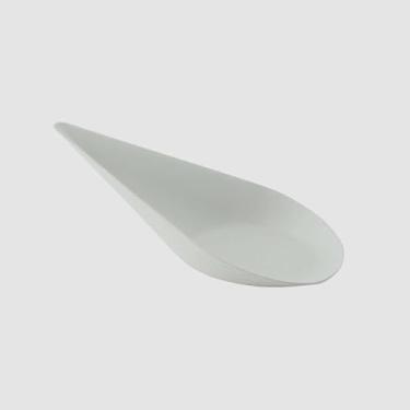 Imagem de PacknWood Bio n Chic Prato de cana de açúcar branco em forma de gota | Mini prato de tempero lateral | Pratos de condimentos/prato de molho de soja de sushi, pratos de servir lanche - 14,2 g (L: 10,4