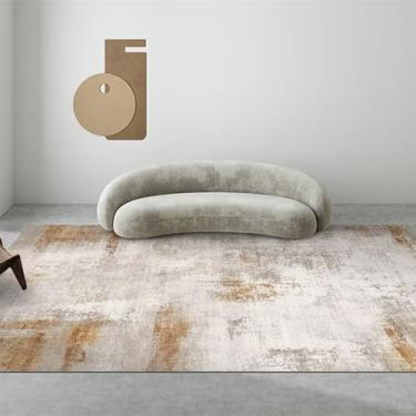 Imagem de Decoração para casa Tapete abstrato cinza Sala de estar Tapetes Sofá Cadeira Área Tapete Decoração de quarto Tapete de cabeceira, flanela 3.160 x 230 cm 63 x 90 pol.