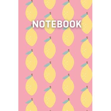 Imagem de Notebook - Lemons print - A beautiful and unique dot grid notebook/bullet journal. Travel Friendly. 200 pages. 90gsm paper.