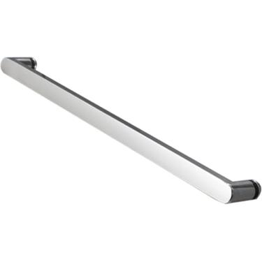 Imagem de Maçaneta da porta do banheiro em aço inoxidável, barra de apoio da tela do chuveiro interna nob polido cromado porta lateral única, maçaneta da porta de empurrar e puxar com acessórios, 500