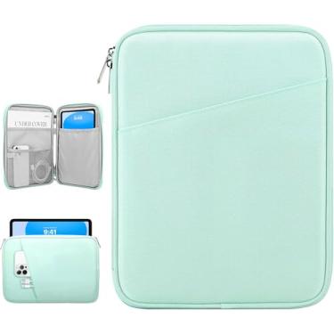Imagem de Dadanism Bolsa de transporte para tablet de 9-11 polegadas para iPad (A16) 11ª geração 11 polegadas, iPad 10ª geração 11 polegadas Air 5/4, i-Pad Air/Pro 27.9 cm, i-Pad 9/8/7th, Galaxy Tab A9+ Plus