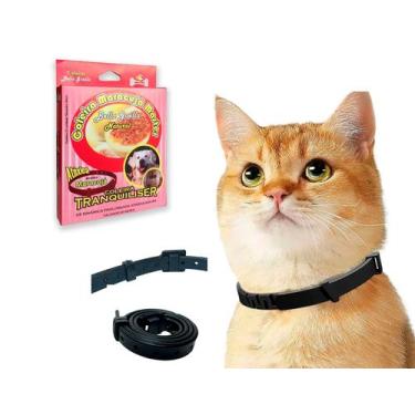 Imagem de Coleira Calmante Ajustável P/cães & Gatos Maracujá - Bella Goella