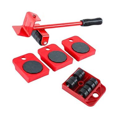 Imagem de Kit de descanso de móveis e 4 peças para móveis, ferramentas de movimentação de móveis pesados de até 150 kg/330 lbs, deslizantes móveis de 360 graus, almofadas giratórias de 360 graus, fácil redesenho e reorganização de sofá Eas